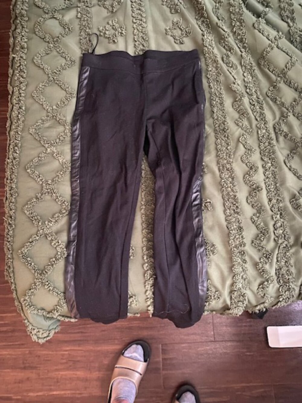 Leather Striped Legging/Pants